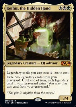 Kethis, the Hidden Hand Magic Core Set 2020